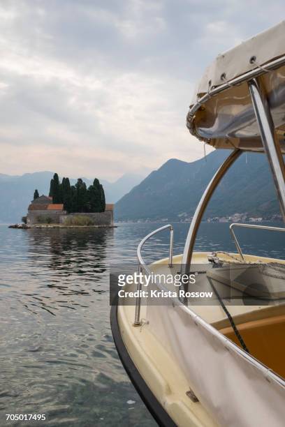 montenegro. - our lady of the rocks stock pictures, royalty-free photos & images