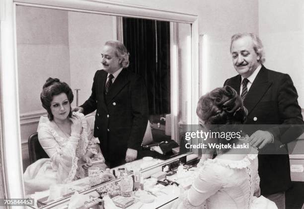 Polish operatic soprano Teresa Zylis-Gara at the Paris Opera in April 1979.