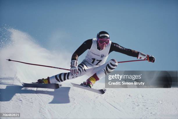 Markus Wasmeier of Germany during the Men's Giant Slalom event at the XVII Olympic Winter Games on 23 February 1994 at Hafjell, Lillehammer, Norway.