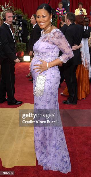 Actress Lela Roshon arrives at the 74th Annual Academy Awards March 24, 2002 at The Kodak Theater in Hollywood, CA.