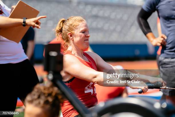 106 Mature Woman Rowing Machine Stock Photos, High-Res Pictures, and ...