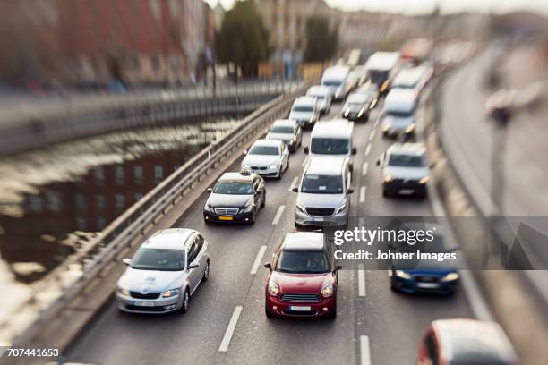 city traffic - stockholm city stock-fotos und bilder