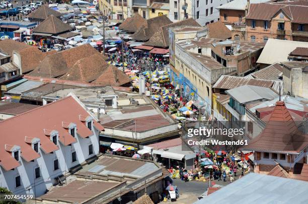 madagascar, antananarivo, cityscape - madagáscar imagens e fotografias de stock