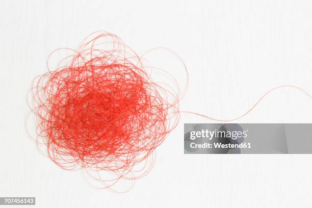 Red Thread Dashed Red And White Thread Photos and Premium High Res Pictures - Getty Images