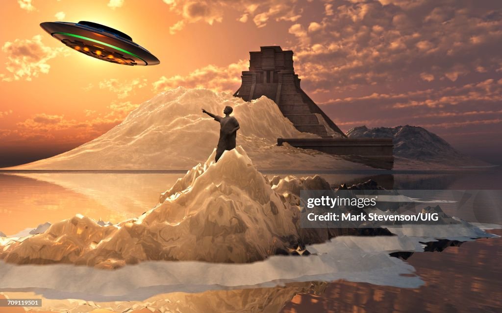 Ancient Alien Base At The Antarctic
