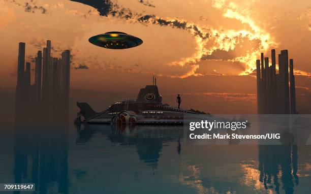 atlantis - ruimteshuttle atlantis stockfoto's en -beelden