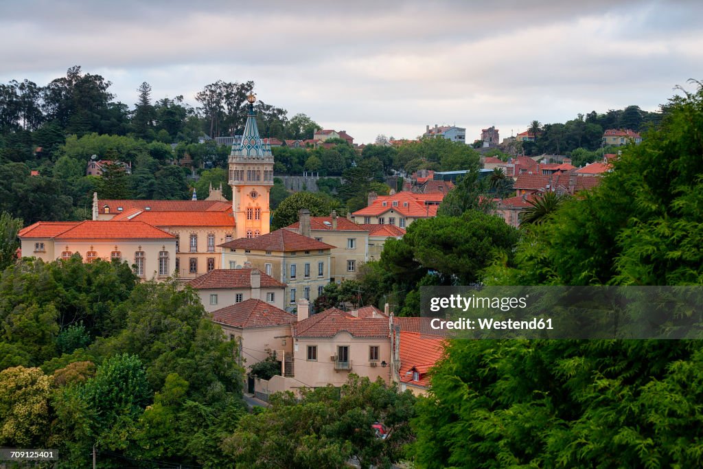 Portugal, Sintra, Moorish Castle and Pena Palace