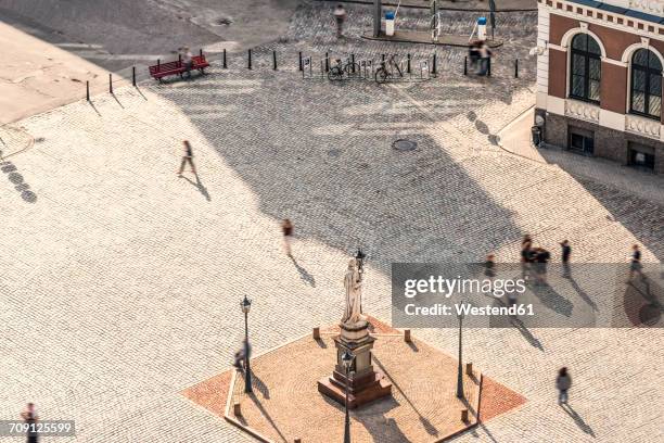 latvia, riga, town hall square - riga stock pictures, royalty-free photos & images