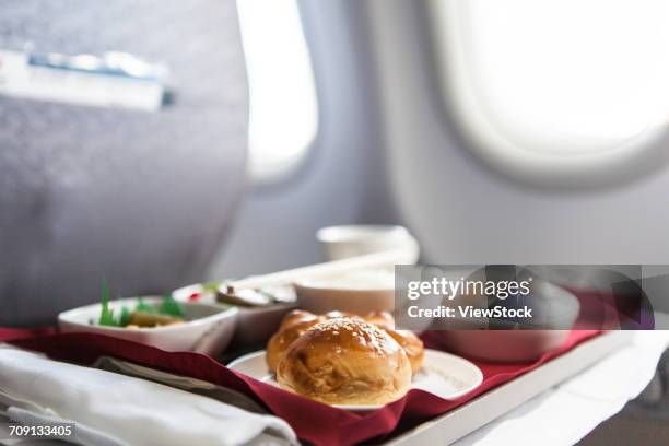 still life fast food - plane food stock pictures, royalty-free photos & images