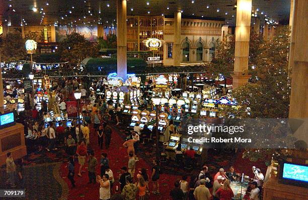 Sfeerbeeld van een casino vloer