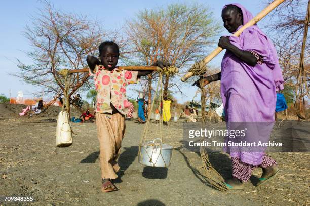 The Jamam refugee camp in Upper Nile State, South Sudan houses 36,500 vulnerable people who have fled across the border from their homes in Blue Nile...