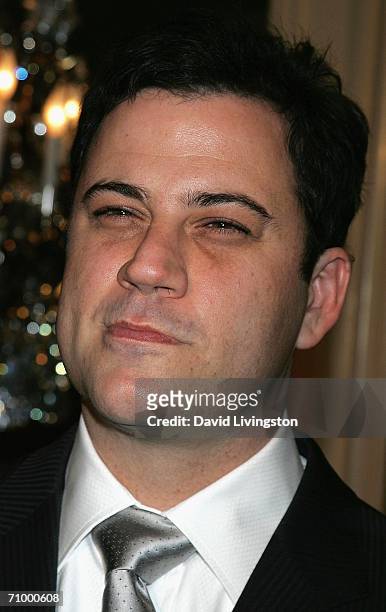 Talk show host Jimmy Kimmel attends UCLA's Jonsson Cancer Center Foundation's "A Taste of Napa" at the Regent Beverly Wilshire on May 20, 2006 in...