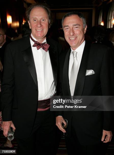 David Bonderman, Chair of Texas Pacific, and Harry E. Sloan, Chairman and CEO of MGM, attend the MGM Platoon Party at the Majestic Hotel during the...