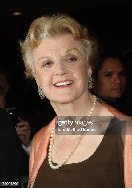 Actress Angela Landsbury attends the 51st Annual Drama Desk Awards at FH LaGuardia Concert Hall in Lincoln Center on May 21, 2006 in New York City.