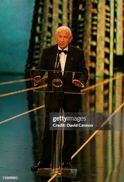 Juan Antonio Samaranch during the Laureus World Sports Awards held at the Parc del Forum on May 22, 2006 in Barcelona, Spain.