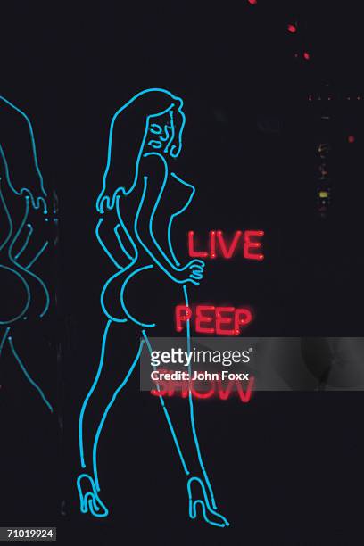 live peep show - peepshow stockfoto's en -beelden