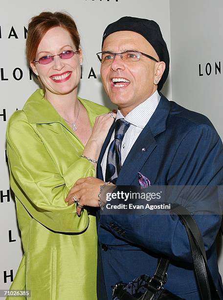 Actor Joe Pantoliano and wife Nancy Sheppard attend the grand opening of the Longchamp U.S. Flagship Store in SOHO, May 23. 2006 in New York City.