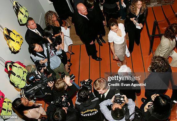 Actress Eva Amurri attends the grand opening of the Longchamp U.S. Flagship Store in SOHO, May 23. 2006 in New York City.