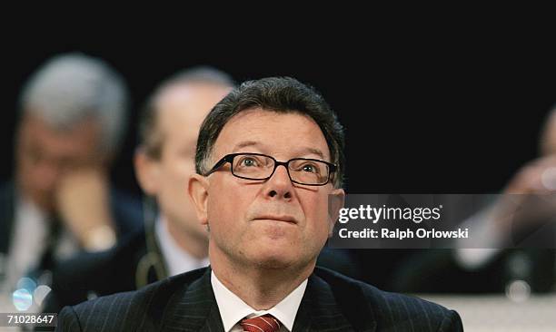 Deutsche Boerse AG Chief Executive Officer Reto Francioni attends their annual general meeting on May 24, 2006 in Frankfurt, Germany. Deutsche Boerse...