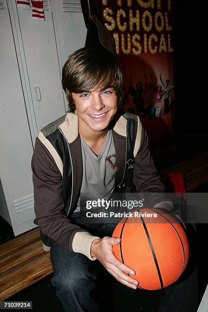 Actor Zac Efron attends a press conference for "High School Musical" at the State Theatre on May 25, 2006 in Sydney, Australia.