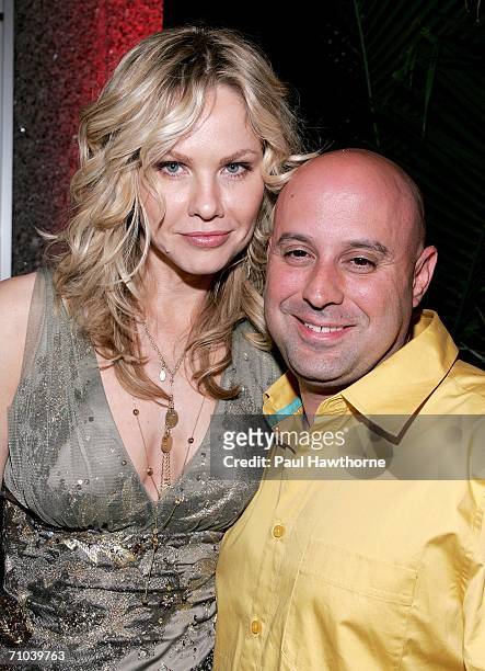 Actress Andrea Roth and producer Jim Serpico attend the Season Three New York Premiere of "Rescue Me" after party at Remi's Restaurant Garden May 24,...