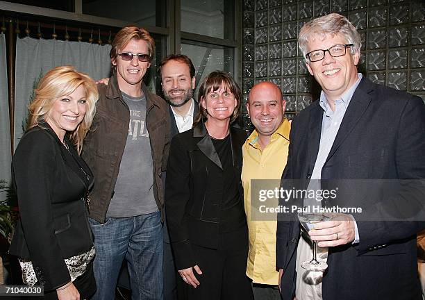 Actress Tatum O'Neal, actor Denis Leary, President of FX Networks John Landgraf, producer Leslie Tolan, producer Jim Serpico and co-creator Jim Dolan...