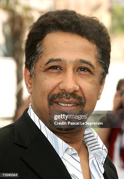 Singer Khaled attends a photocall promoting the film 'Indigenes' at the Palais des Festivals during the 59th International Cannes Film Festival on...