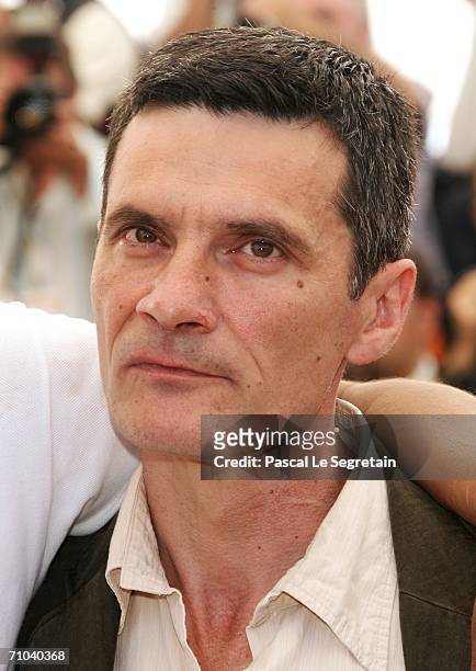 Actor Bernard Blancan attends a photocall promoting the film 'Indigenes' at the Palais des Festivals during the 59th International Cannes Film...