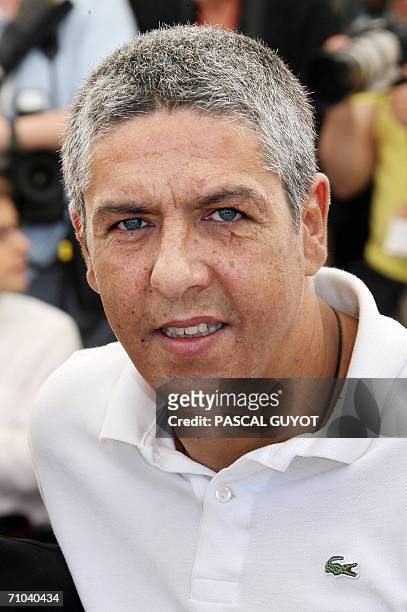 French actor Samy Naceri poses during a photocall for French director Rachid Bouchareb's film 'Indigenes' at the 59th edition of the International...