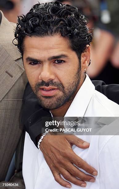 French actor Jamel Debbouze poses during a photocall for French director Rachid Bouchareb's film 'Indigenes' at the 59th edition of the International...