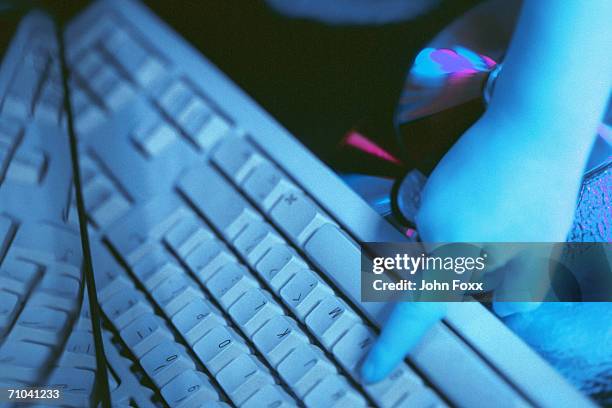 Computer Operating Fingers Finger On Keyboard Photos and Premium High Res Pictures - Getty Images