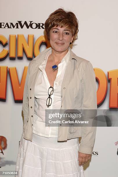 Spanish actress Isabel Ordaz attends the Spanish Premiere of 'Over The Hedge' at the Palacio de la Musica Cinema on May 25, 2006 in Madrid, Spain.