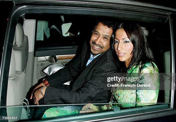 Algerian singer Khaled and guest departs from the 'Indigenes' premiere during the 59th International Cannes Film Festival May 25, 2006 in Cannes,...