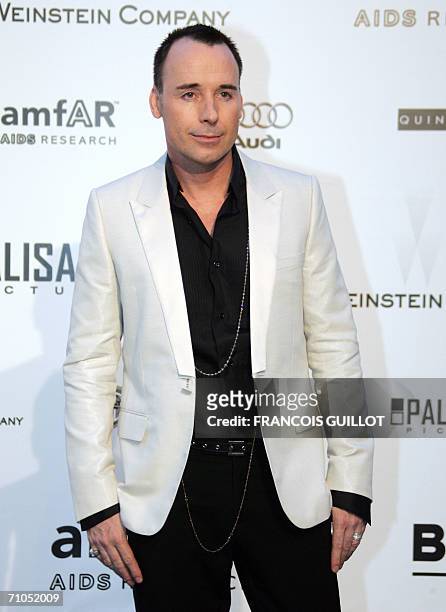 Producer David Furnish arrives to attend the amfAR?s annual "Cinema Against AIDS 2006" event at Le Moulin de Mougins during the 59th International...