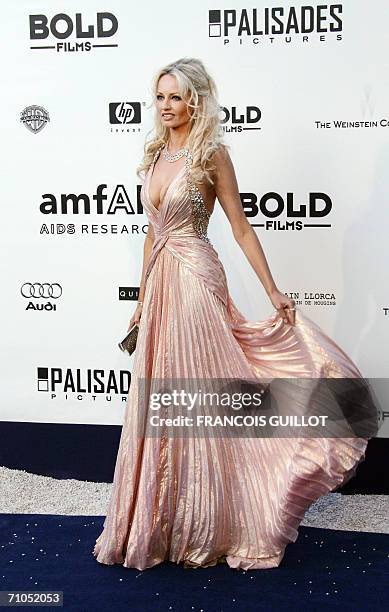 Czech model Adriana Karembeu arrives to attend the amfAR?s annual "Cinema Against AIDS 2006" event at Le Moulin de Mougins during the 59th...