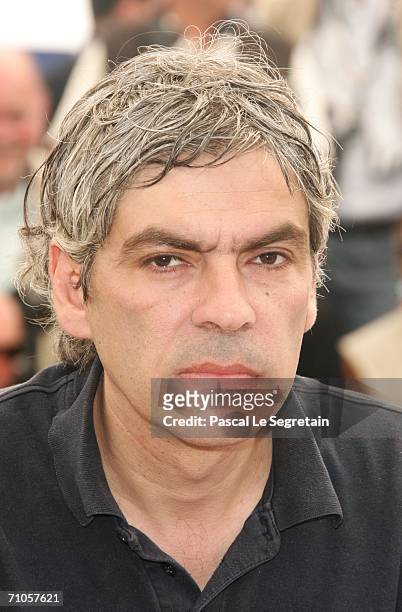 Director Pedro Costa attends the 'Juventude Em Marcha' photocall during the 59th International Cannes Film Festival May 26, 2006 in Cannes, France.