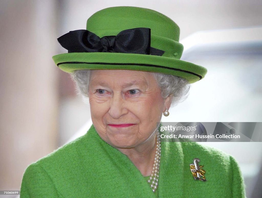 Queen Elizabeth II And Prince Phillip, Duke of Edinburgh Visit Radhome Laund Farm