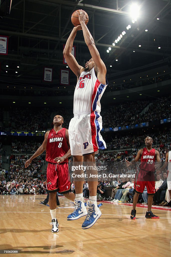 Miami Heat v Detroit Pistons