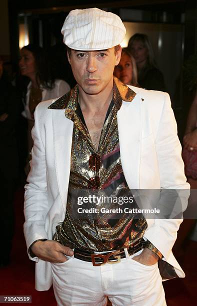 Actor Robert Downey Jr. Attends the D&G Cannes Party and the Martinez Hotel during the 59th International Cannes Film Festival May 26, 2006 in...