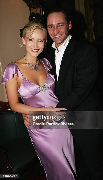 Model and media personality Bessie Bardot and her husband Geoff Barker attend the 2006 Make A Wish Ball at the Town Hall on May 27, 2006 in Sydney,...