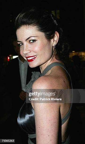 Singer Tiffani Wood attends the 2006 Make A Wish Ball at the Town Hall on May 27, 2006 in Sydney, Australia.The Make-A-Wish Foundation of Australia...