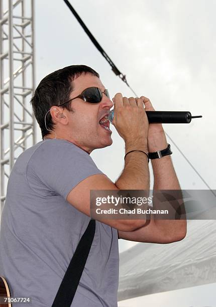 Stephan Jenkins of Third Eye Blind performs at the 90th running of the Indianapolis 500 - Miller Lite Carb Day Concert Fe on May 26, 2006 in...