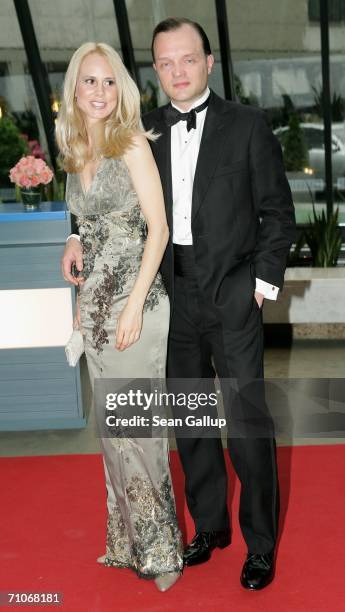 Prince Alexander zu Schaumburg-Lippe and his girlfriend Nadja Anna Zsoeks attend the Rosenball Charity Ball at the Intercontinental Hotel May 27,...