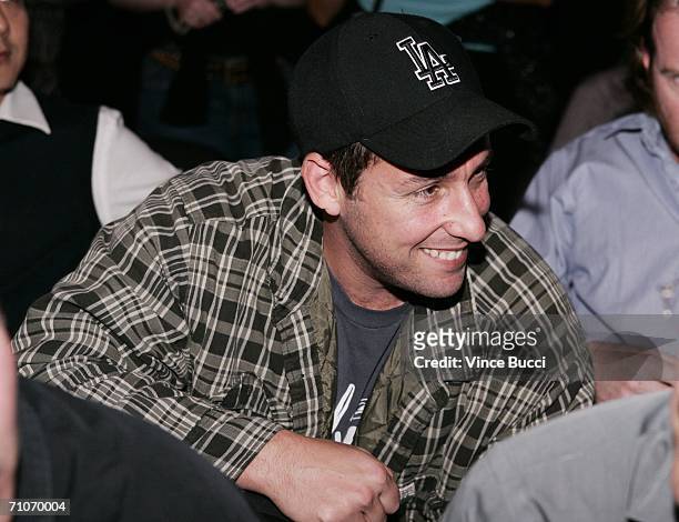 Actor Adam Sandler attends the Ultimate Fighting Championship 60: Hughes vs. Gracie at Staples Center on May 27, 2006 in Los Angeles, California.