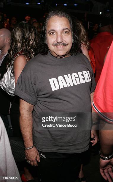 Adult film star Ron Jeremy attends the Ultimate Fighting Championship 60: Hughes vs. Gracie at Staples Center on May 27, 2006 in Los Angeles,...