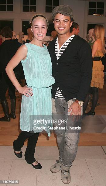 Singer Guy Sebastian and girlfriend Jules Egan attend the launch for the Myer Spring/Summer 2006 International Collection at Myer Pitt Street Mall...