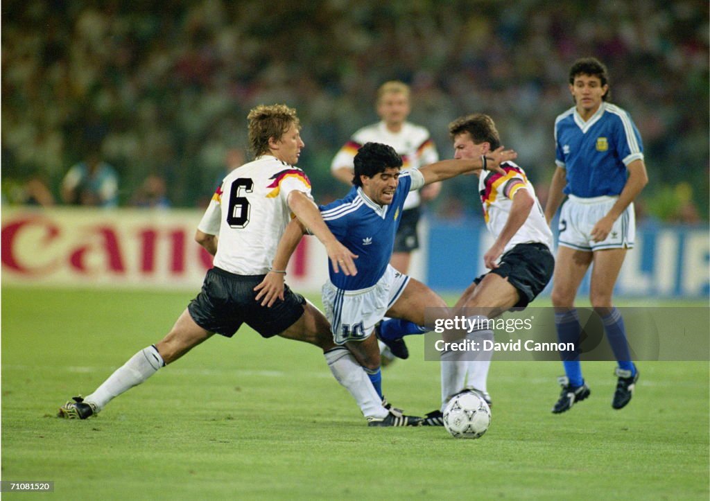 Maradona Tackled
