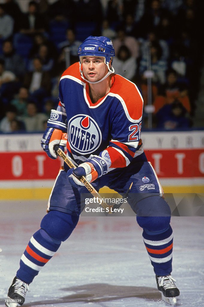 Craig Muni Of Edmonton Oilers