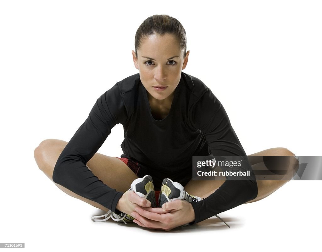 Portrait Of A Woman Exercising High-Res Stock Photo - Getty Images