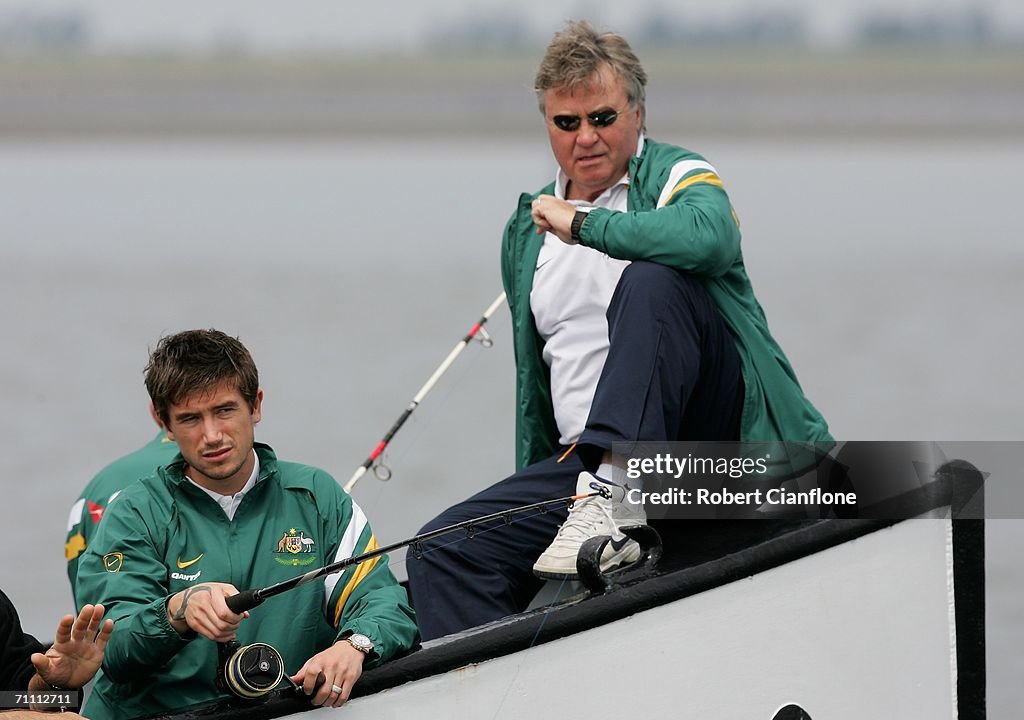 Socceroos Team Fishing